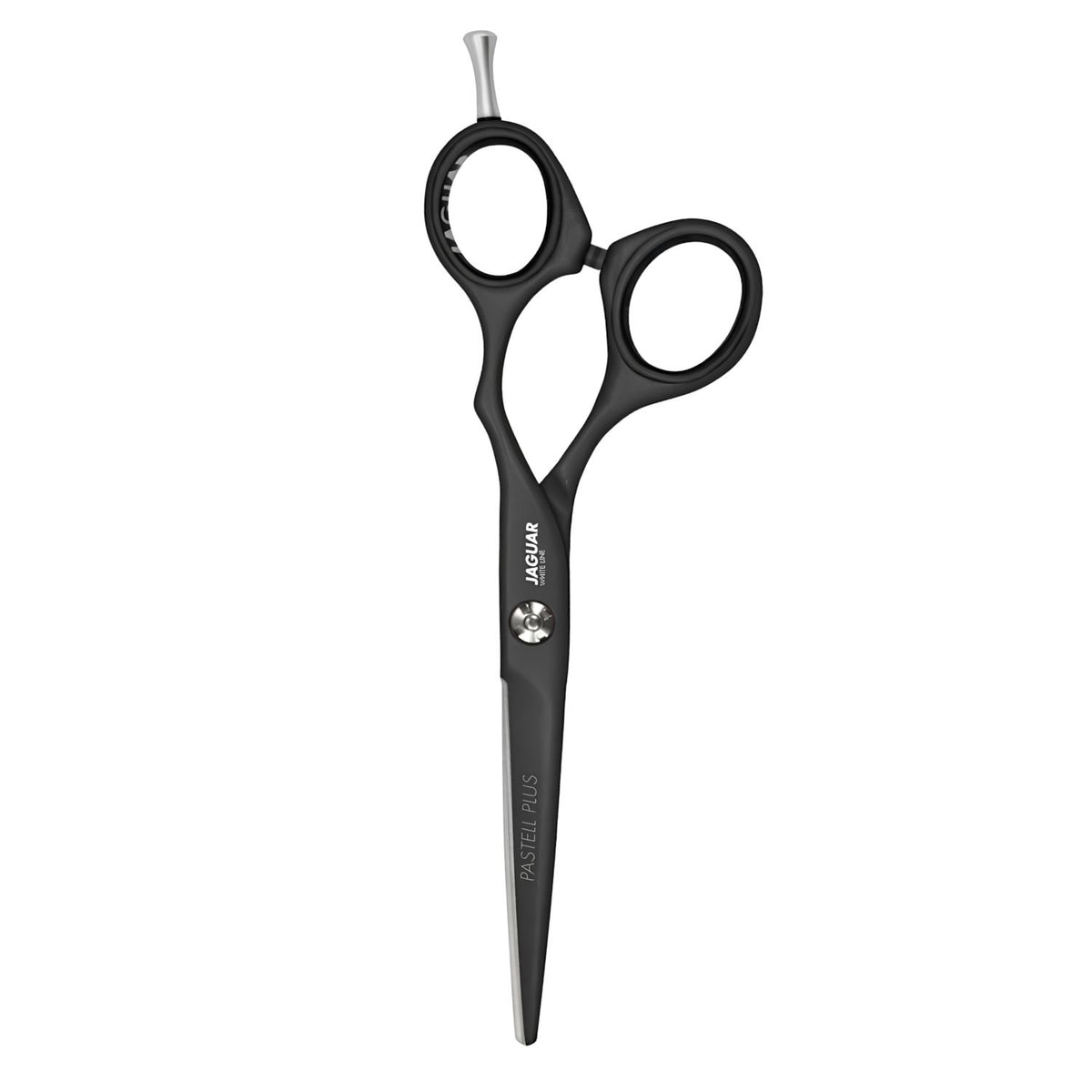 Jaguar Pastell Plus Black Lava Hairdressing Shears — angled view