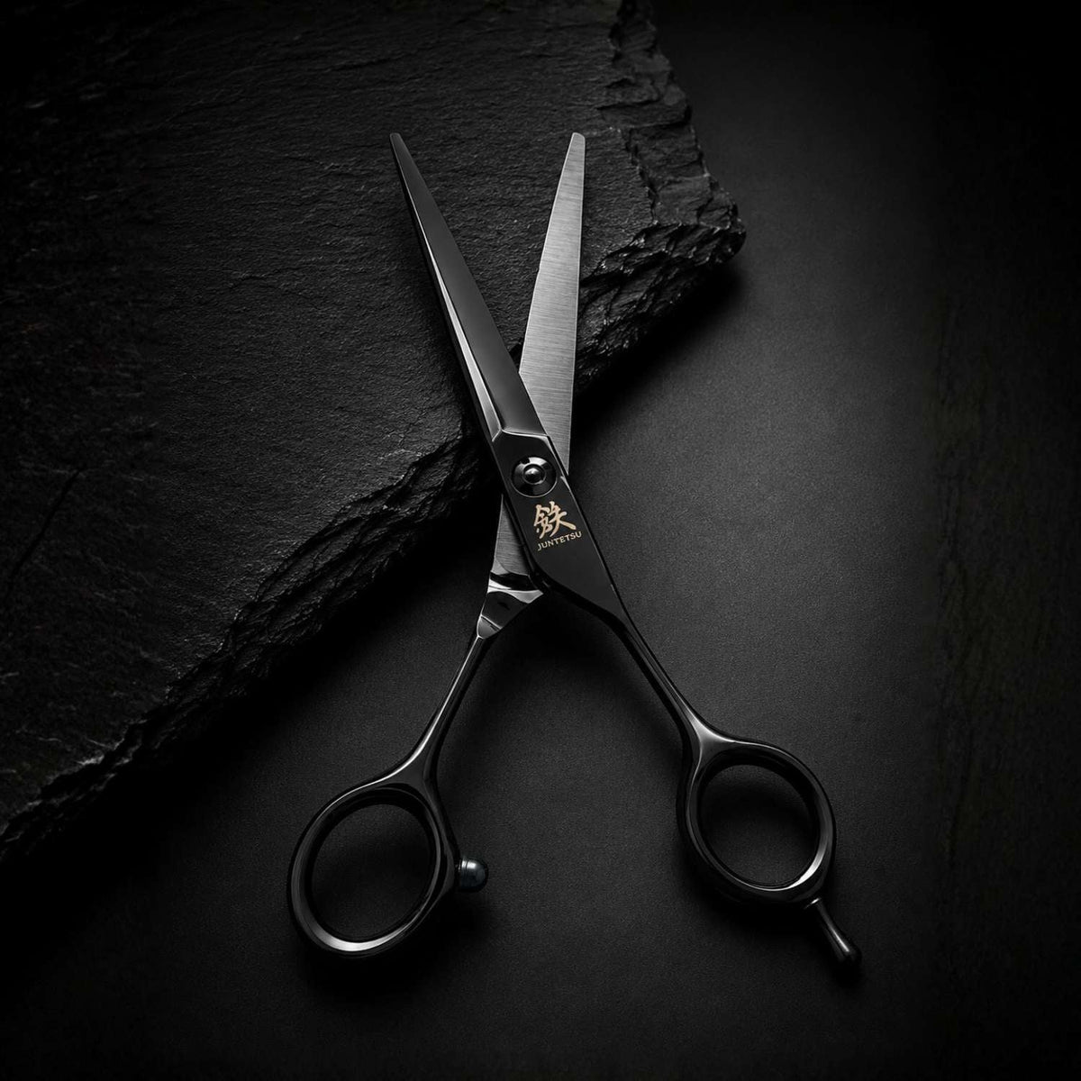 Juntetsu Black Cobalt Hair Cutting Shears