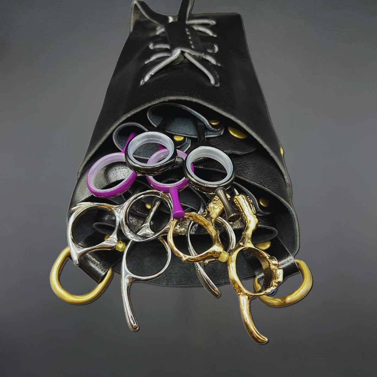 Juntetsu Cross-Laced Leather Holster - 5 Professional (SKU: JUN-CRSLC-5PC)