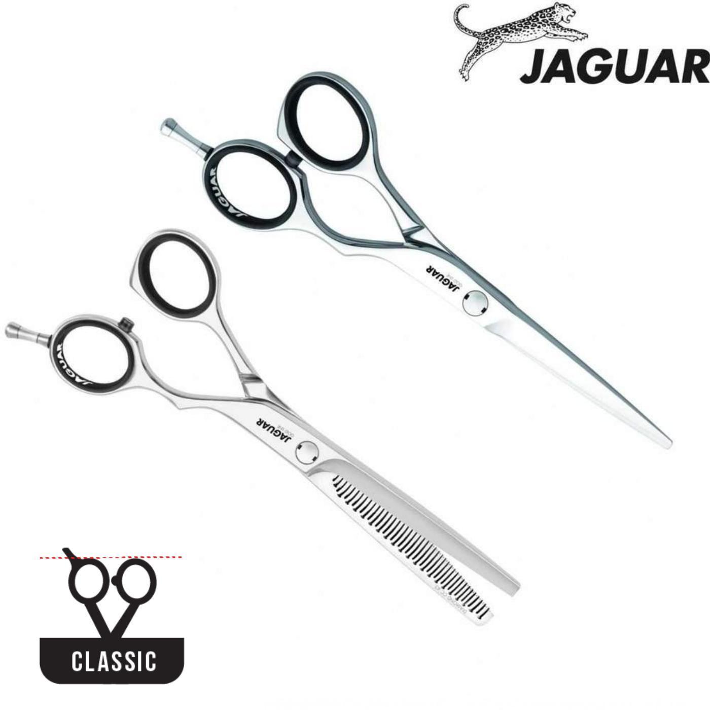Jaguar Gold Line Diamond E Offset Cutting & Thinning Set - Japan Scissors USA