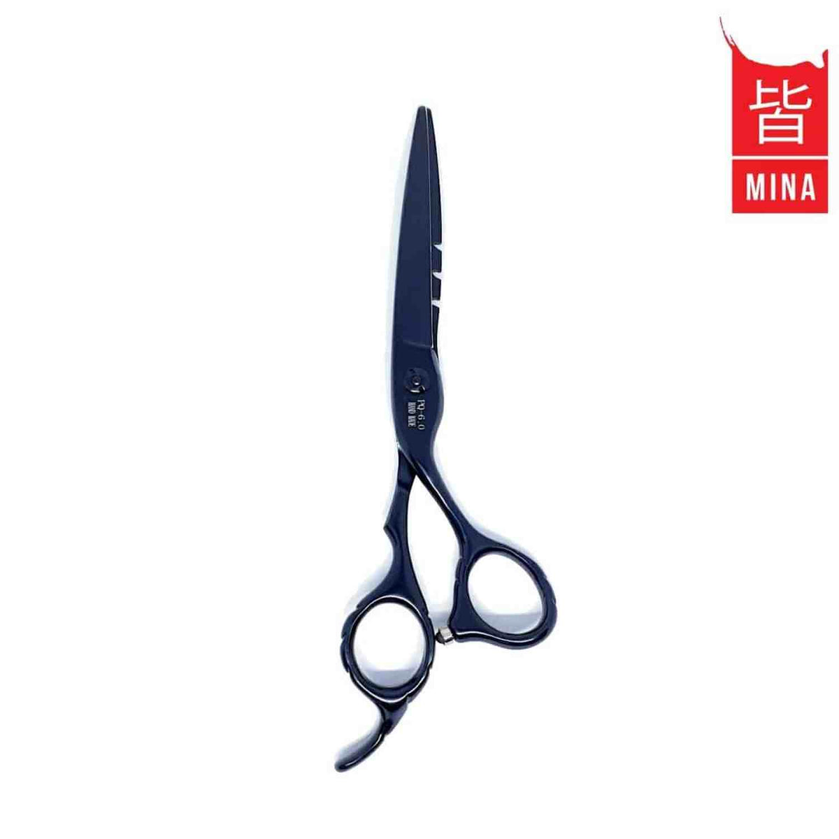 Mina Matte Black Hair Cutting Shears (SKU: MIN-MTB-C60)