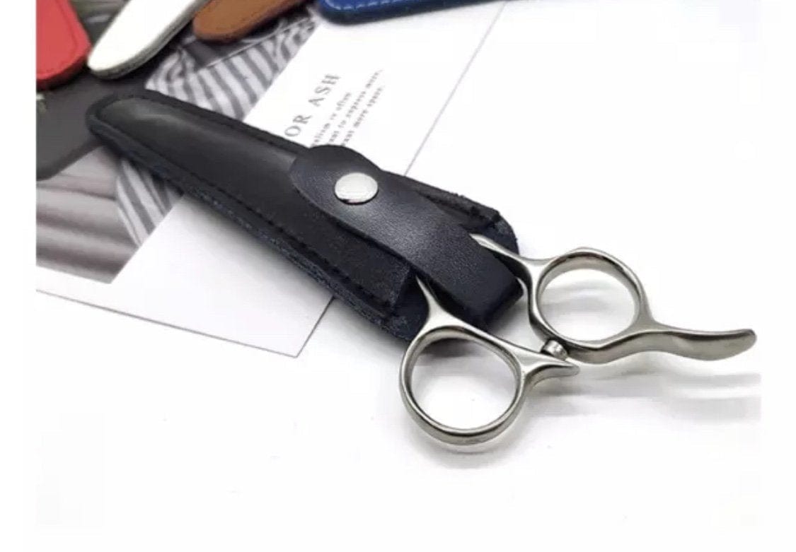 Single Scissor Protector: Leather Hairdressing Scissor Protector For One Shear - Japan Scissors - Japan Scissors USA