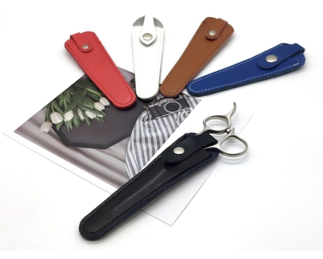 Single Scissor Protector: Leather Hairdressing Scissor Protector For One Shear - Japan Scissors - Japan Scissors USA
