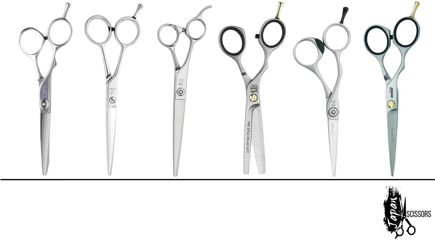Etaro LCR-55 Left Handed Scissors - 5.5 Inches, Left-Handed Shears, Hair  Cutting Shears