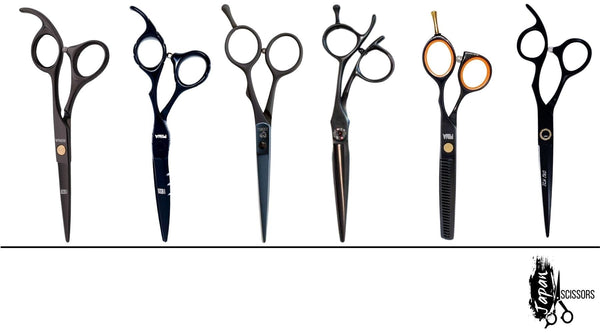 6.5 Hair Shear Scissors (Black) - 5055 - by Annie – Waba Hair and Beauty  Supply