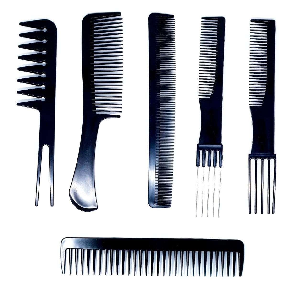 10 Piece Anti - Static Comb Set For Hairstyling &amp; Hairdressing - Japan Scissors - Japan Scissors USA