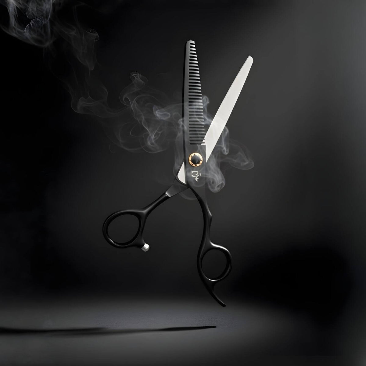 Ichiro Matte Black Hair Thinning Shears (SKU: ICH-MTB-T60) (SKU: ICH-MTB-S50)  (SKU: ICH-MTB-MR5050)