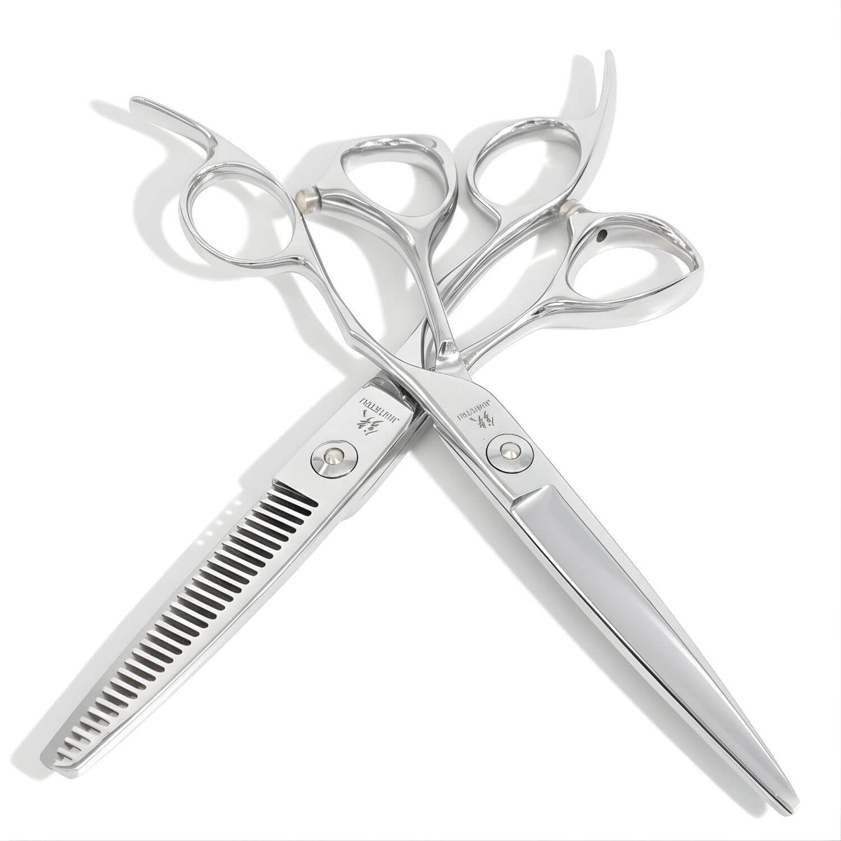 Juntetsu VG10 Offset Cutting &amp; Thinning Shear Set (SKU: JUN-OFF-S45) (SKU: JUN-OFF-M-4545)
