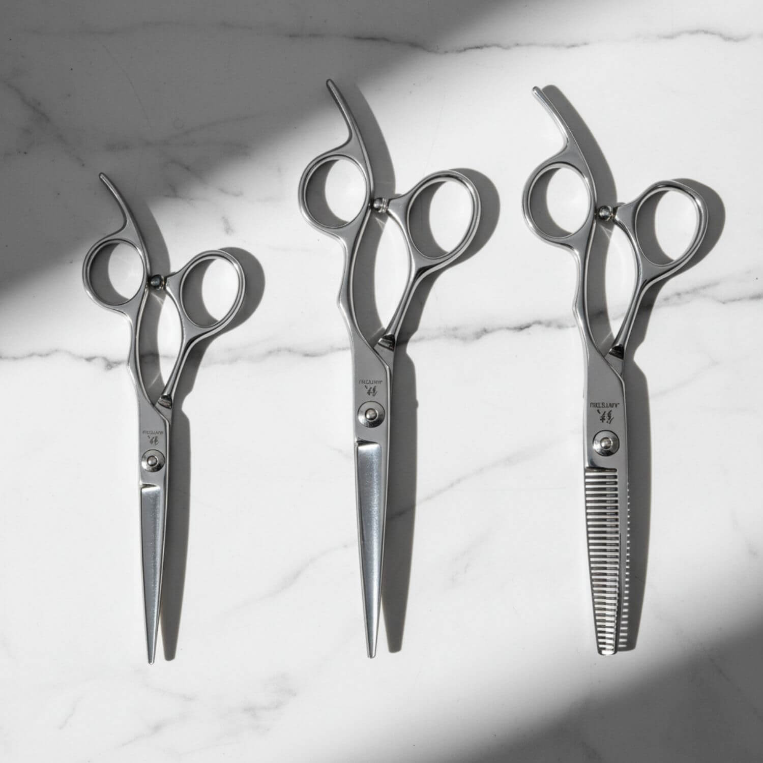 【豪華セット】MAYUMI SCISSORS カットシザー（ストーンカスタム） Juntetsu VG10 Offset Master Shear Set - Ultimate Professional