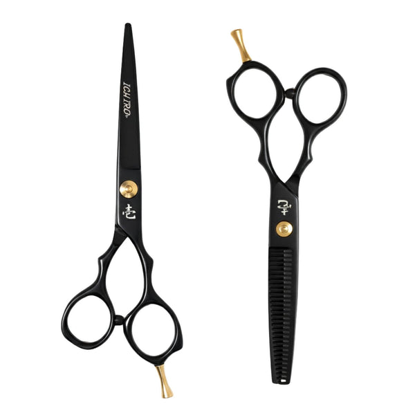 Ichiro Ash Gold Hairdressing Shear Set: Premium Cutting & Thinning