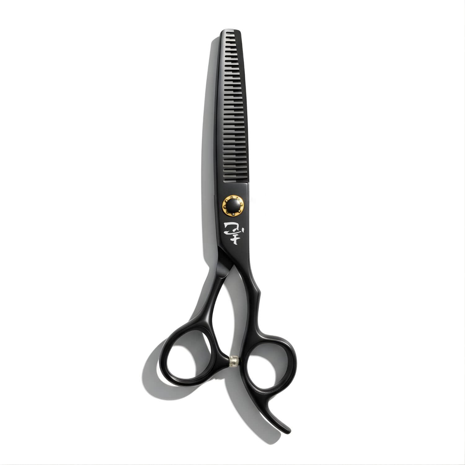 Ichiro Matte Black Hair Thinning Shears: Premium 440C Steel