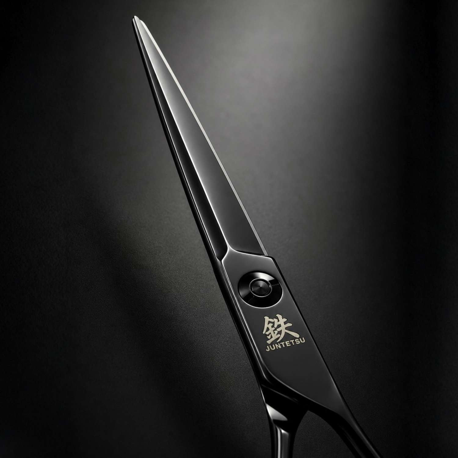 Juntetsu Black Cobalt Hair Cutting Shears | ATS-314 - Japan