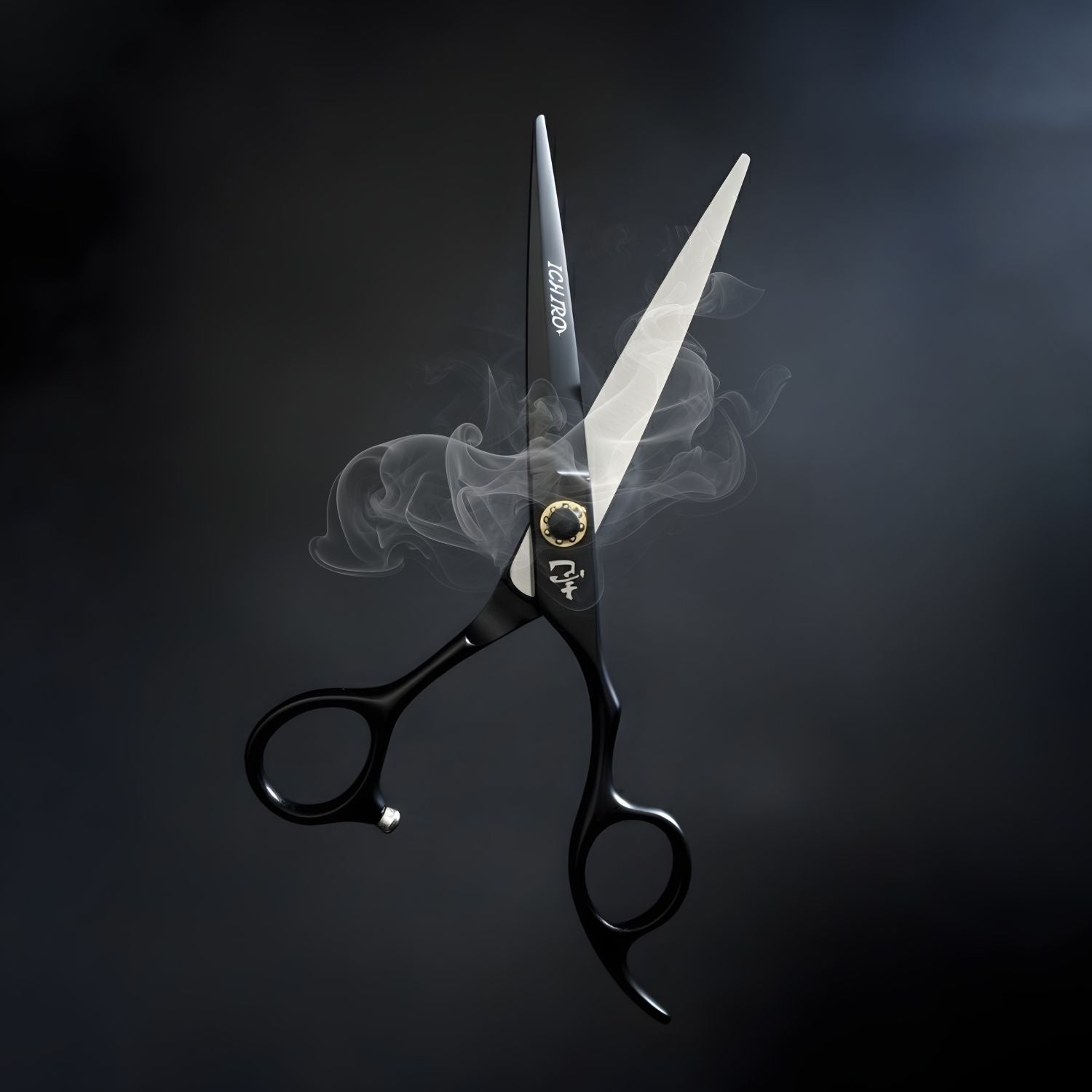 Ichiro Matte Black Hair Cutting & Texturizing Shear Set: Premium