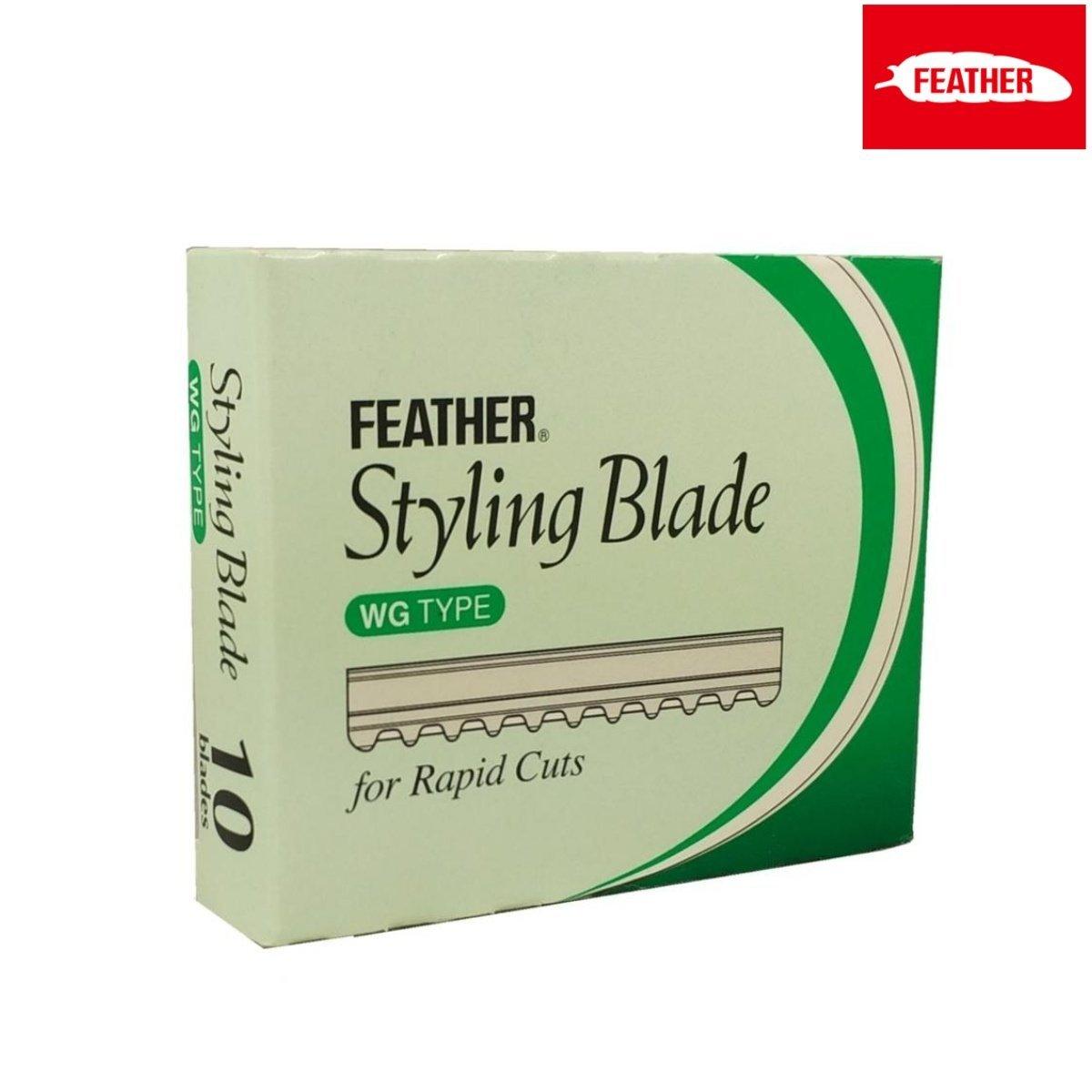 Feather WG Blades For Styling Razor - Feather - Japan Scissors USA