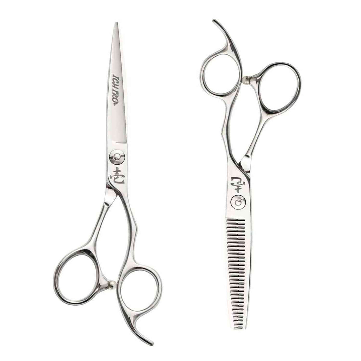 Ichiro Ergo Hair Cutting &amp; Thinning Shear Set - Ichiro Scissors - Japan Scissors USA