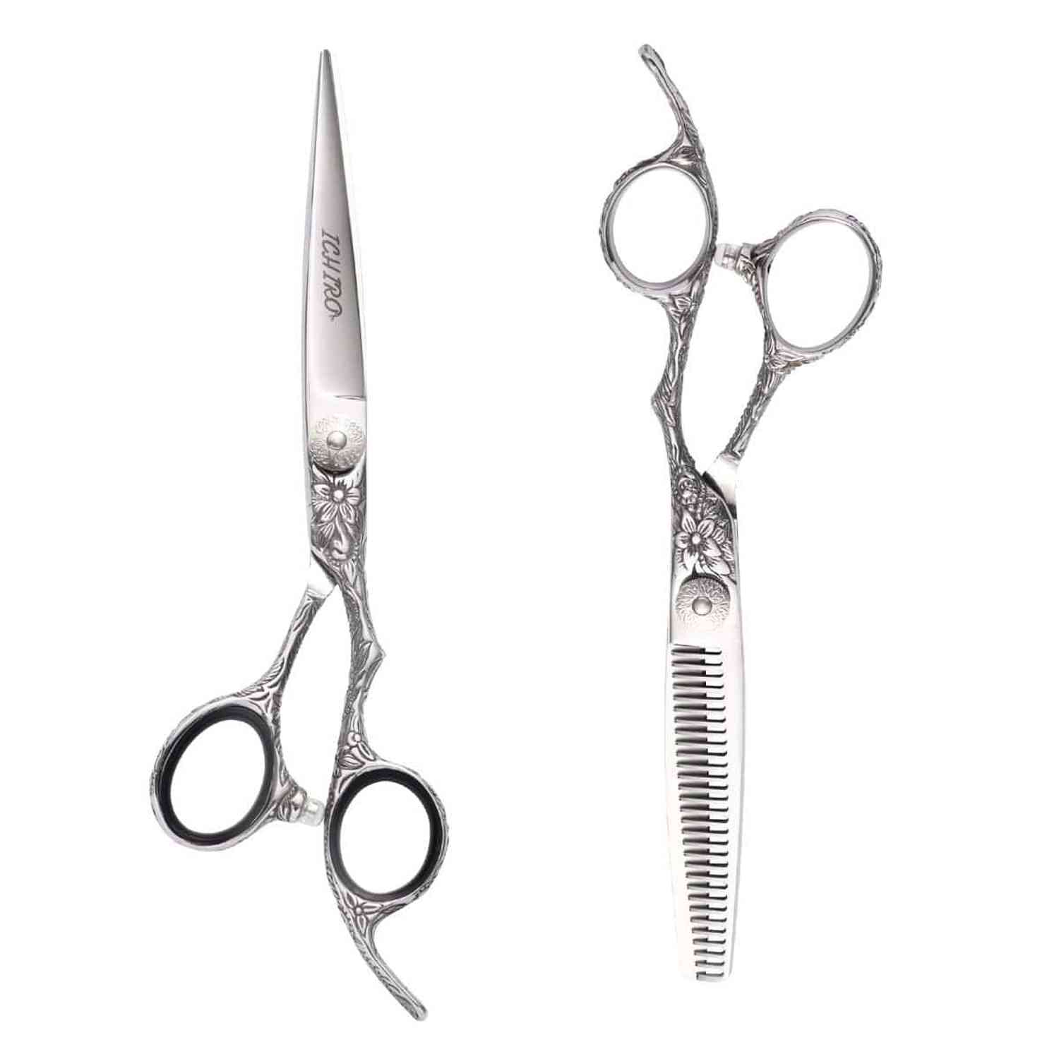 Ichiro Sakura Hair Cutting & Thinning Shear Set: Premium 440C