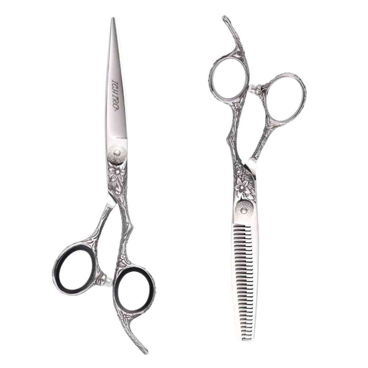 Ichiro Premium Series: Sakura Hair Cutting &amp; Thinning Shear Set (SKU: ICH-SAK-S550)
