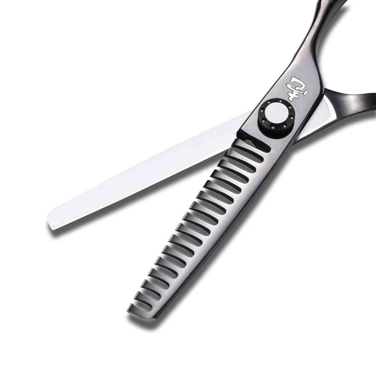 Ichiro Premium Series: Tsuki VG10 Black Cutting &amp; Texturizing Shear Set (SKU: ICH-TSK-SX55)