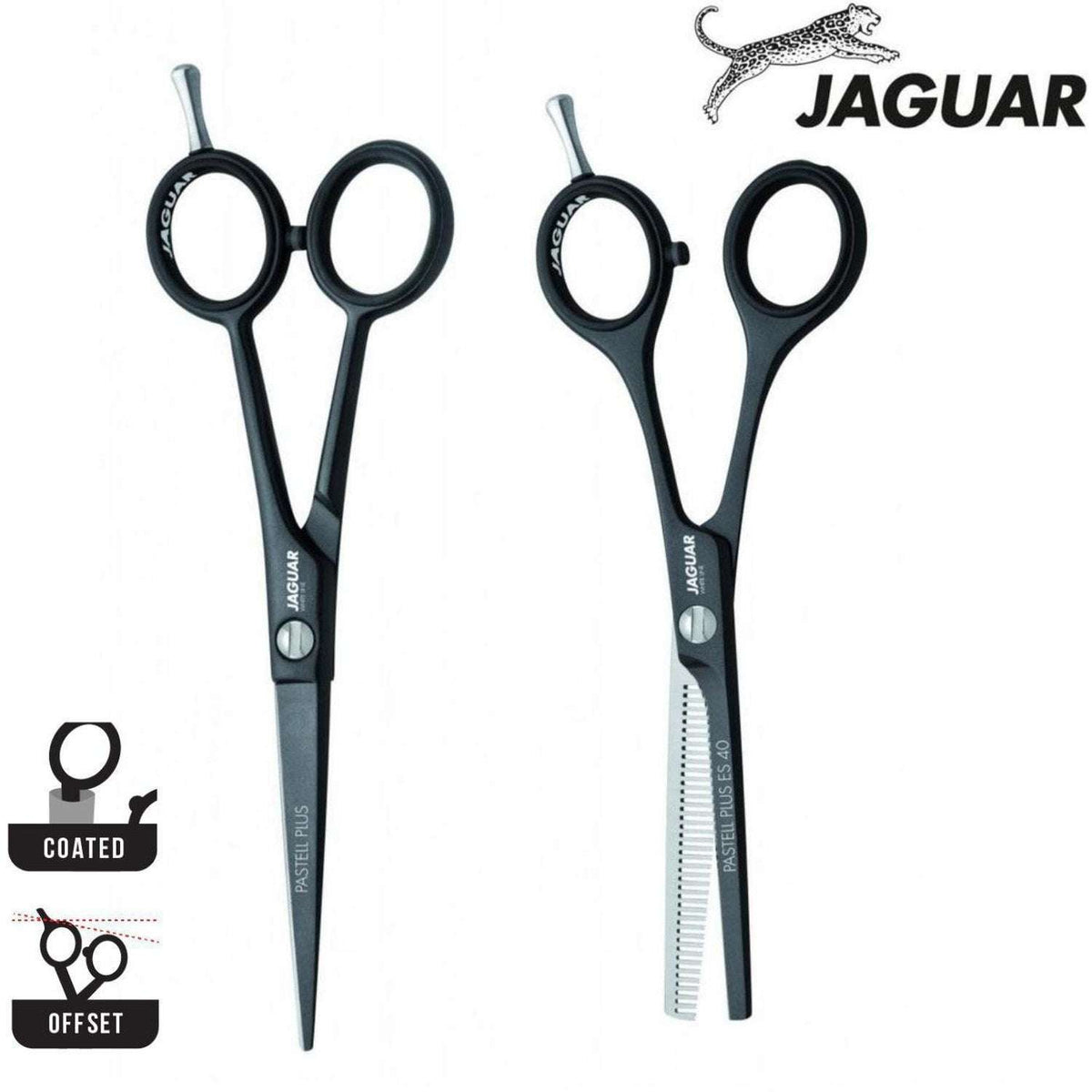 Jaguar Pastell Plus Black Lava Cutting &amp; Thinning Set (SKU: JAG-4752-2-SET)