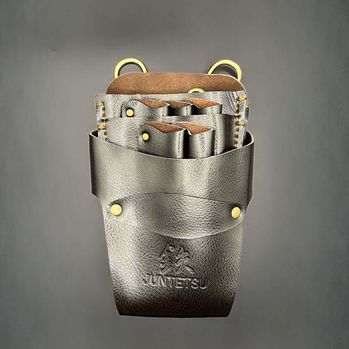 Juntetsu Classic Brown Leather Holster - 5 Professional (SKU: JUN-CLSC-5PC)