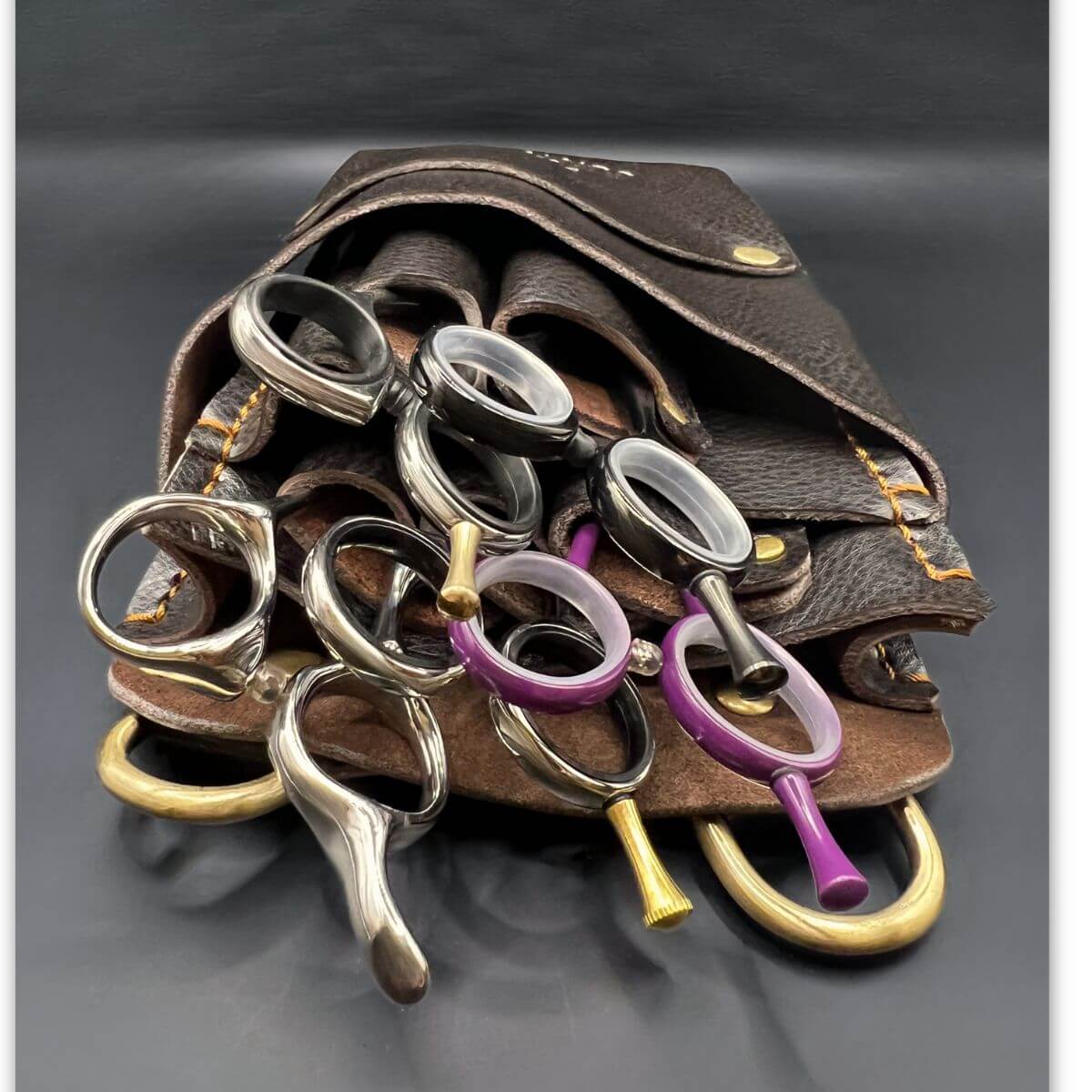 Juntetsu Classic Brown Leather Holster - 5 Professional (SKU: JUN-CLSC-5PC)