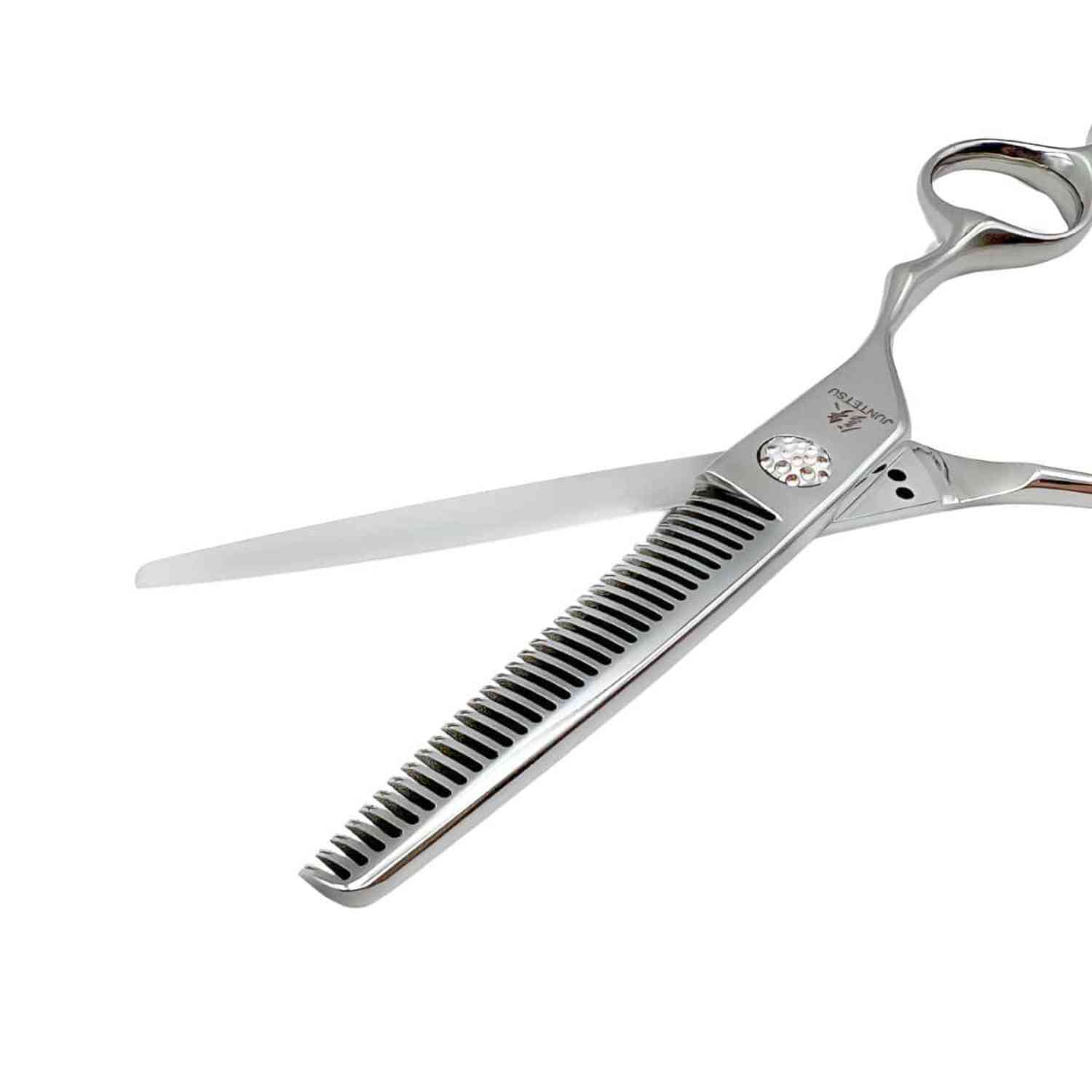 Juntetsu Crystal Elite Texturizing Shears | 30 V-Shaped Teeth | 20