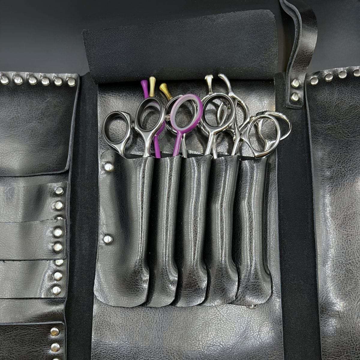 Juntetsu Heritage Studded Scissor Wallet: Protects 4 Shears (SKU: JUN-JUNTETSU-HER-STUD-4PC)