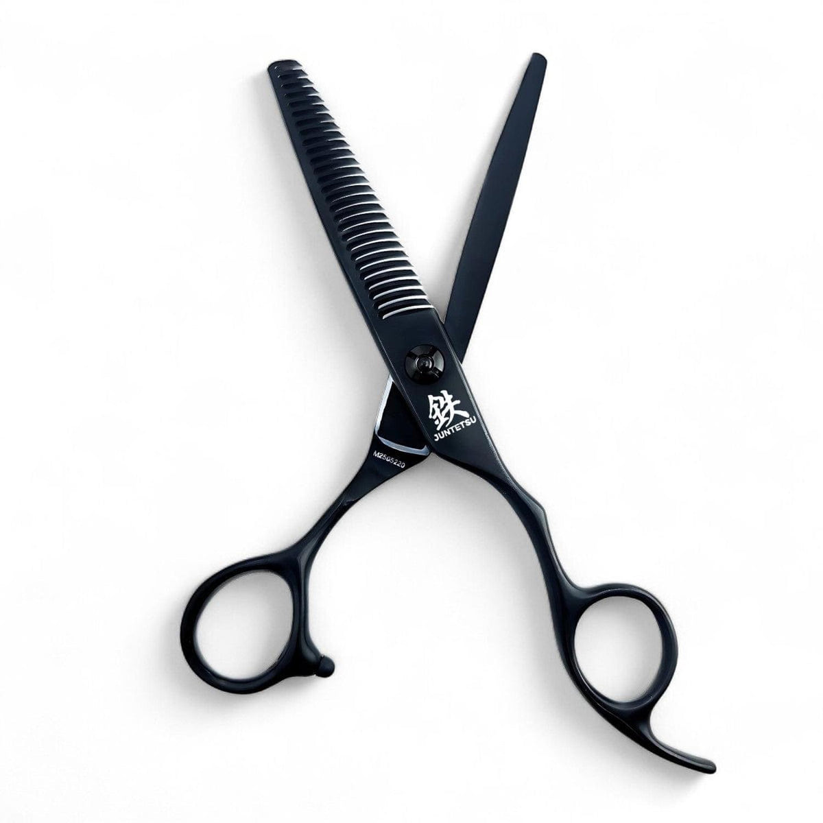 Juntetsu Matte Black Offset Professional Shear Set - Juntetsu Scissors - Japan Scissors USA