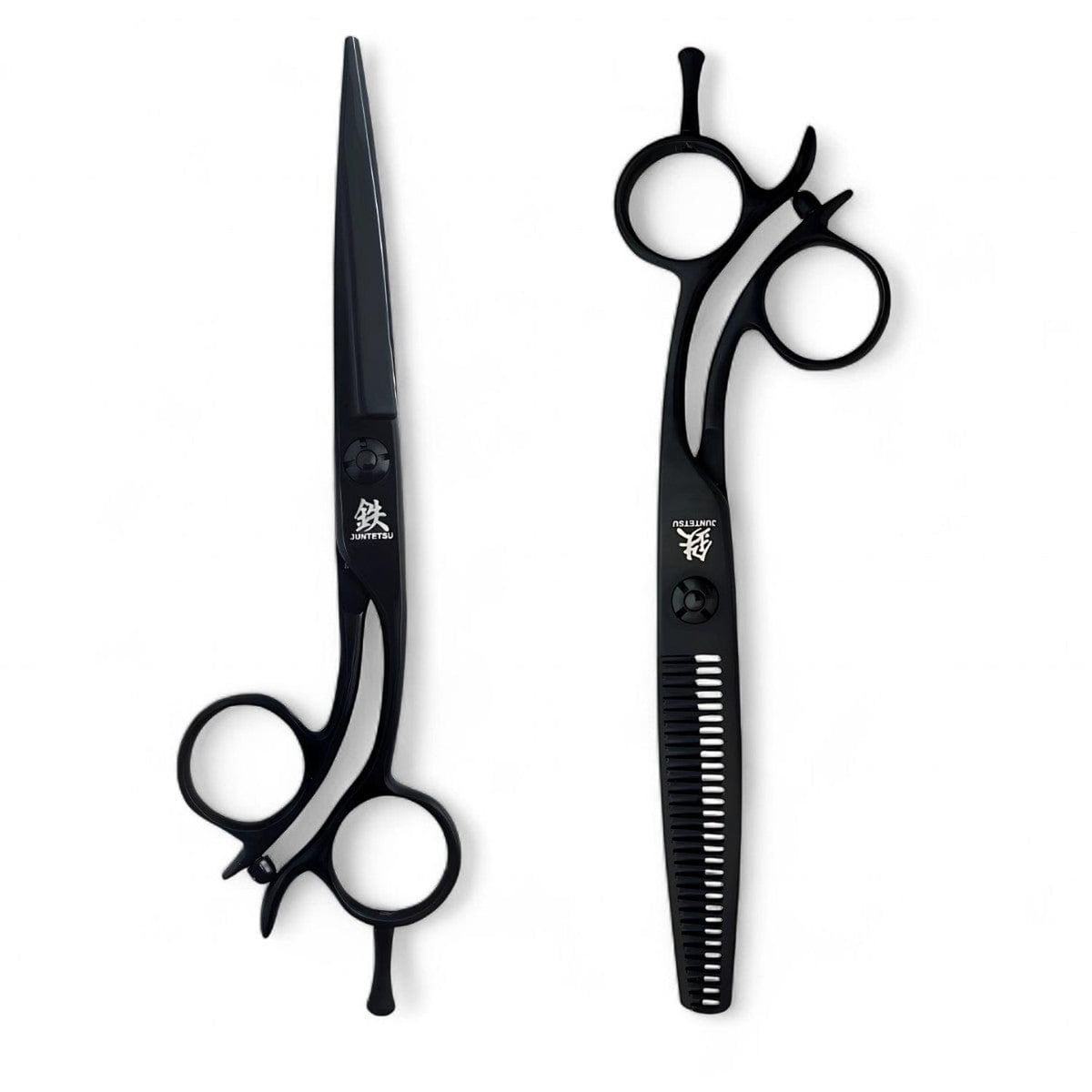 Juntetsu Obsidian MIKURO EDGE Professional Shears Set (SKU: JUN-OBX-S55)