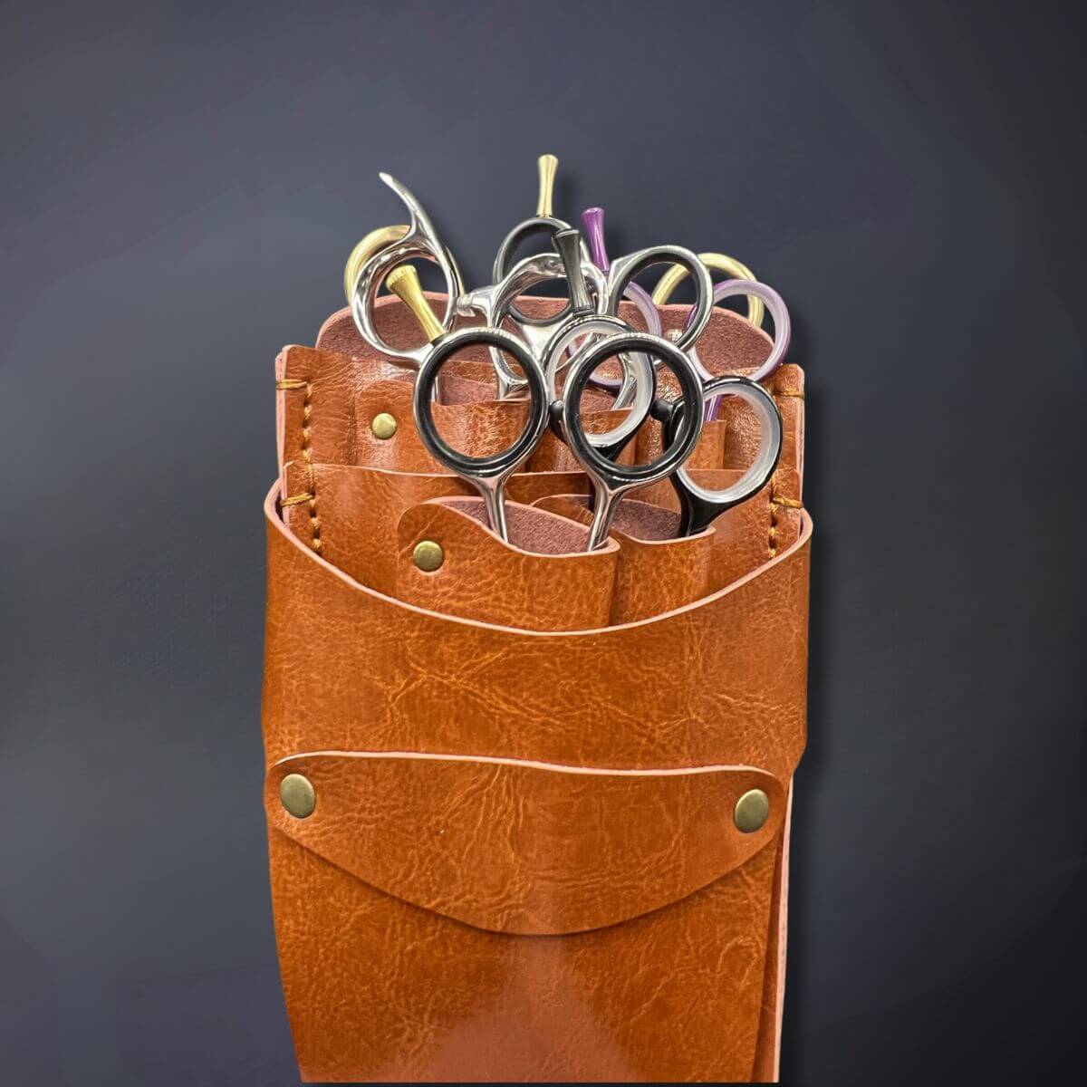 Juntetsu Tabi Classic Holster - 5 Professional Scissors (SKU: JUN-TABI-5PC)