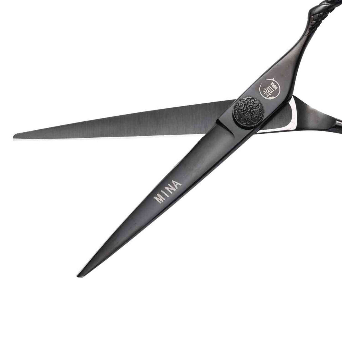Mina Ash Black Hair Cutting Shears (SKU: MIN-ASH-C55)