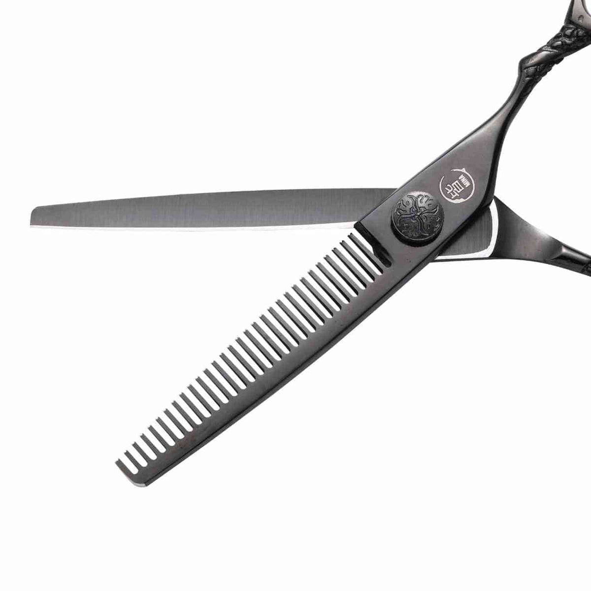 Mina Ash Black Thinning Shears (SKU: MIN-ASH-T60)