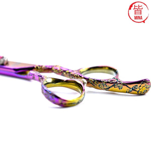 Mina Rainbow II Professional Hairdressing Scissor Set - Japan