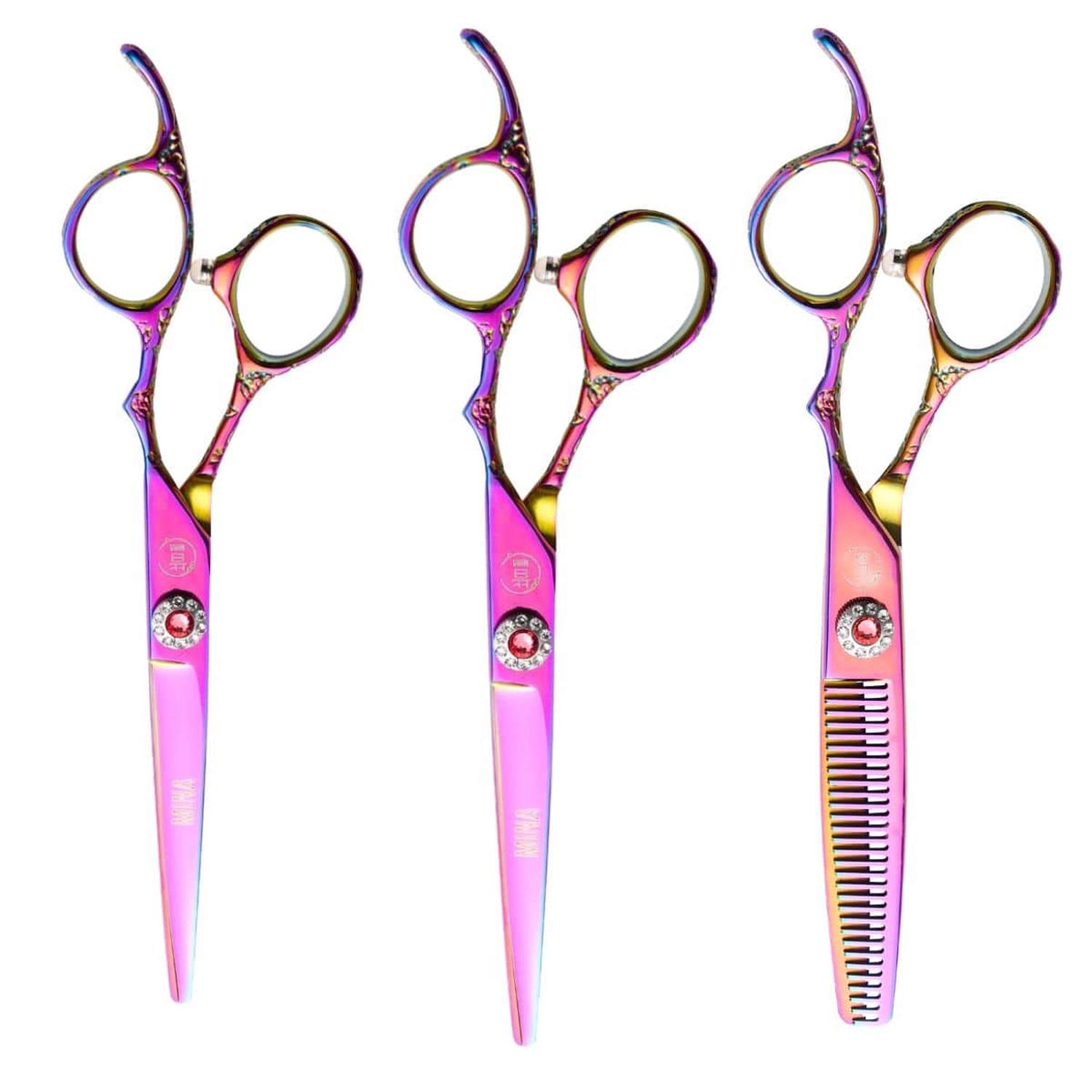Mina Rainbow II Master Shear Set - Professional Styling Toolkit