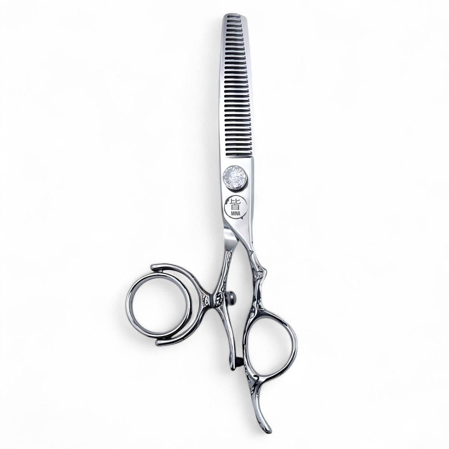 Mina Sakura Double Swivel Texturizing Shears | 30 Teeth - Japan