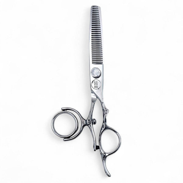 Mina Sakura Double Swivel Texturizing Shears | 30 Teeth - Japan