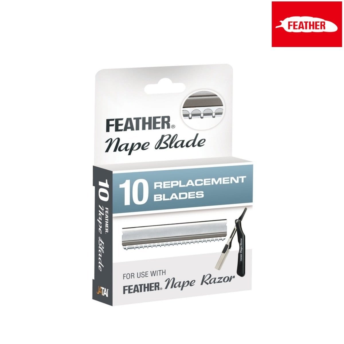 Feather Nape Razor Replacement Blades - Feather - Japan Scissors USA
