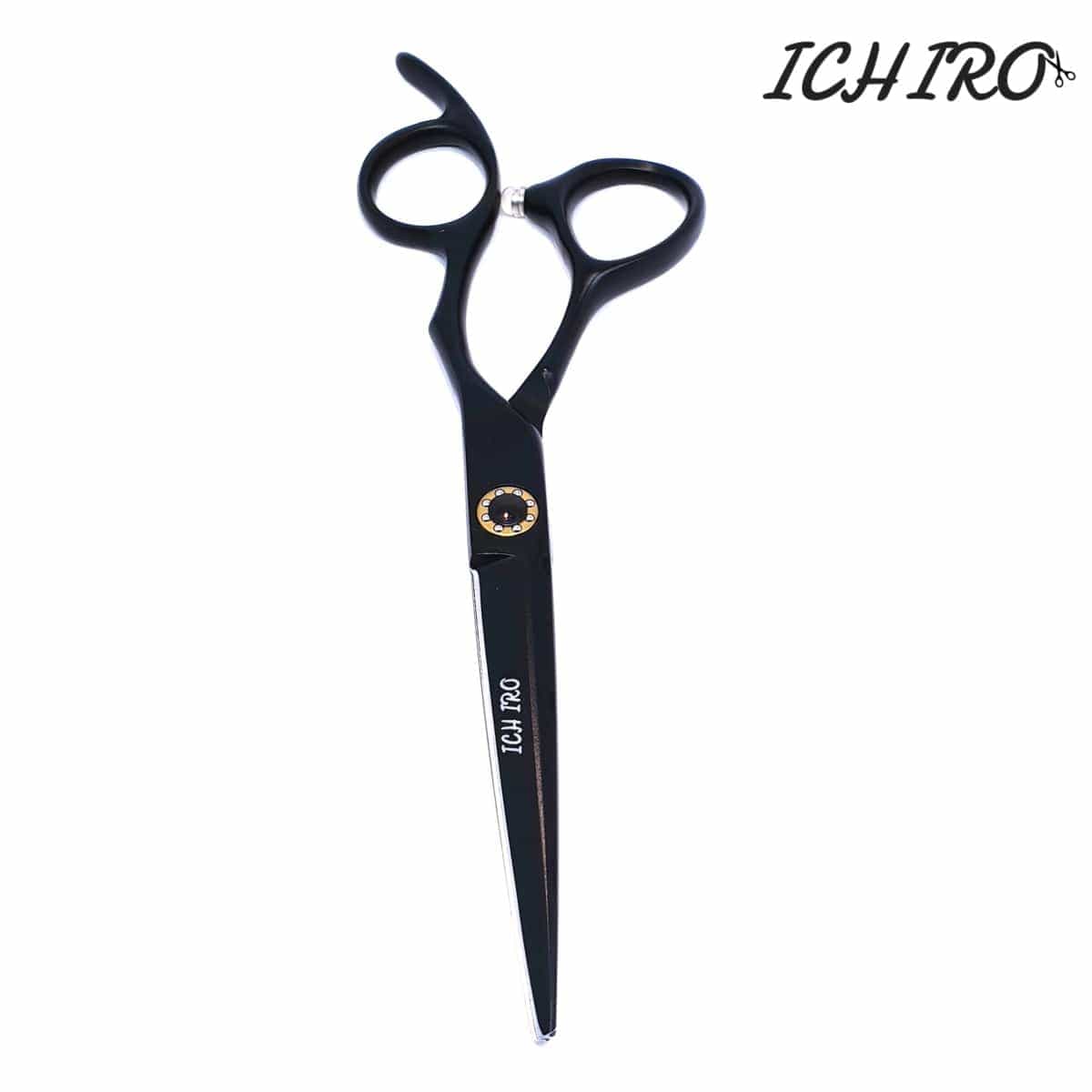 Ichiro Matte Black Hair Cutting Shears: Premium 440C Steel