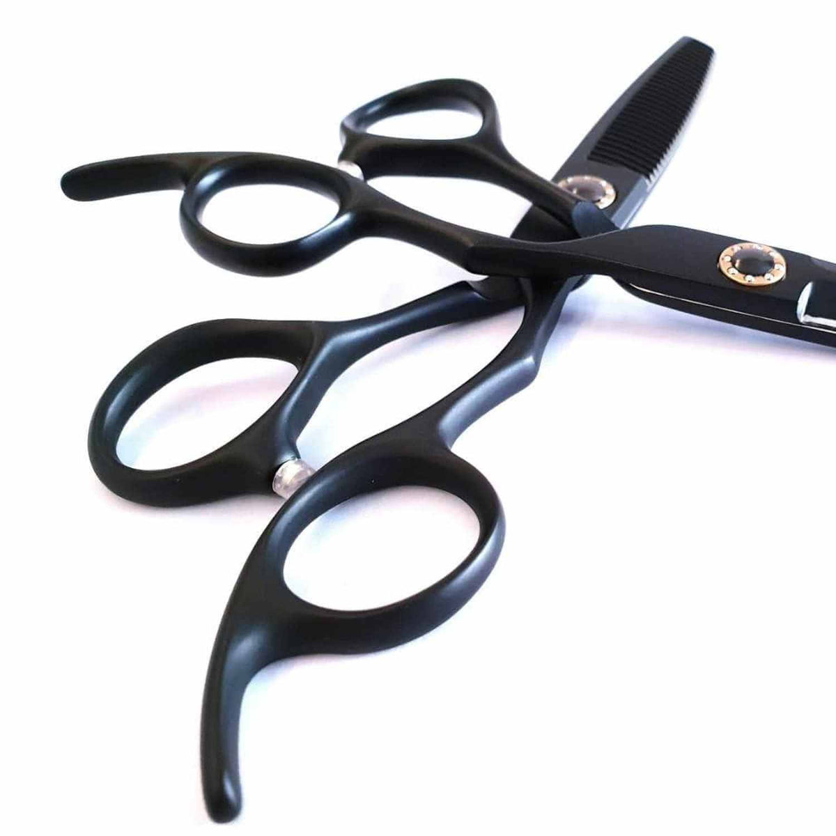 Ichiro Matte Black Hairdressing Shear Set - Ichiro Scissors - Japan Scissors USA