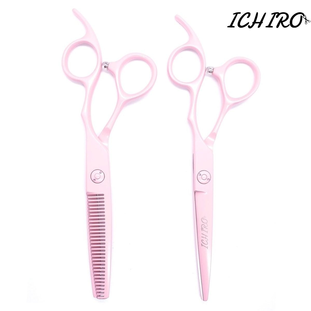 Ichiro Pastel Pink Hairdressing Scissor Set - Japan Scissors USA