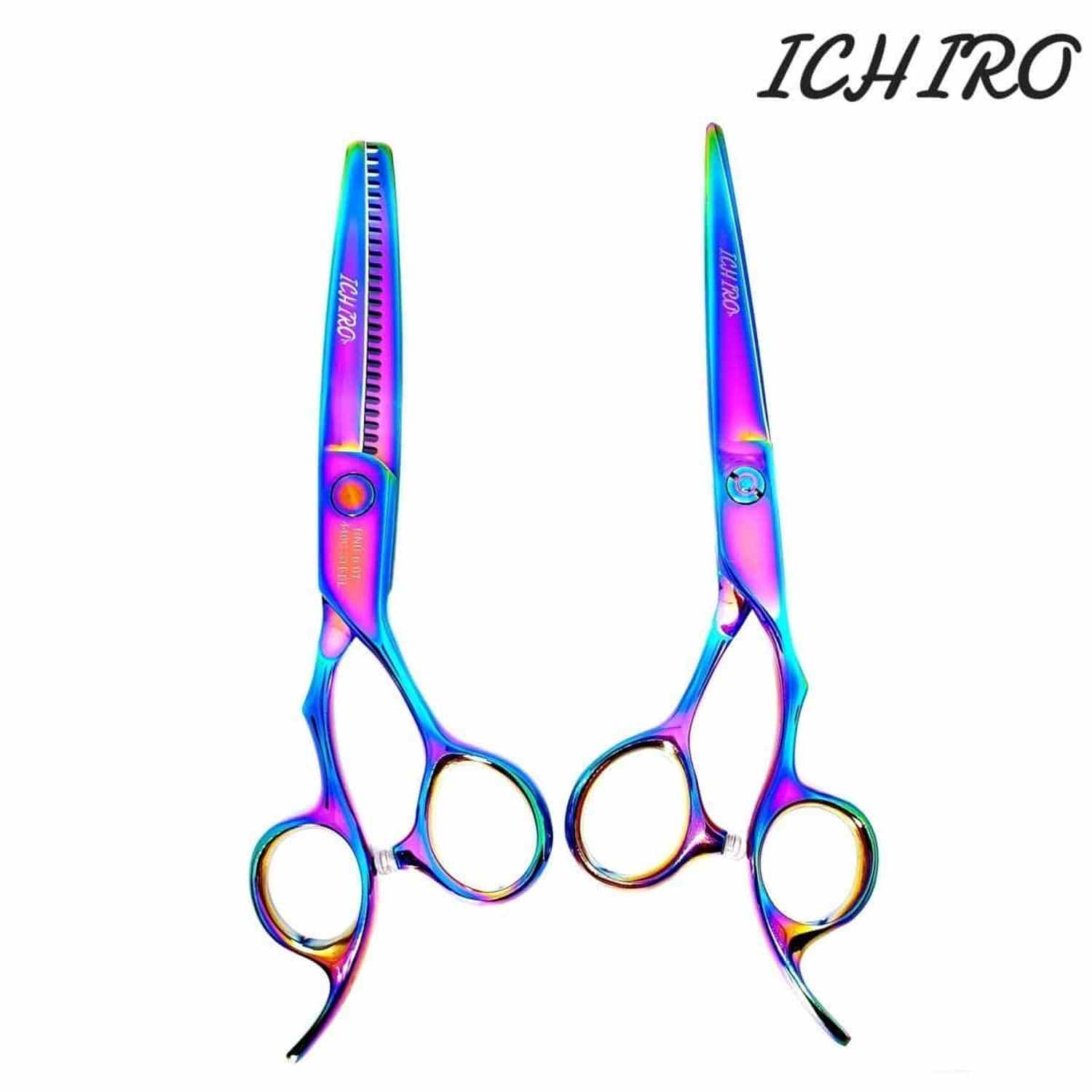 レインボー理容シザー　プロ用 ichiro-rainbow-cutting-