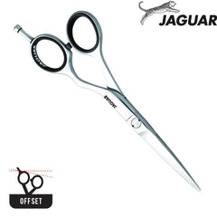 ブラックオニキス ローゼンジチェッカーカット 10pcs Jaguar Black Line Euro-Tech Hairdressing Shears - Premium