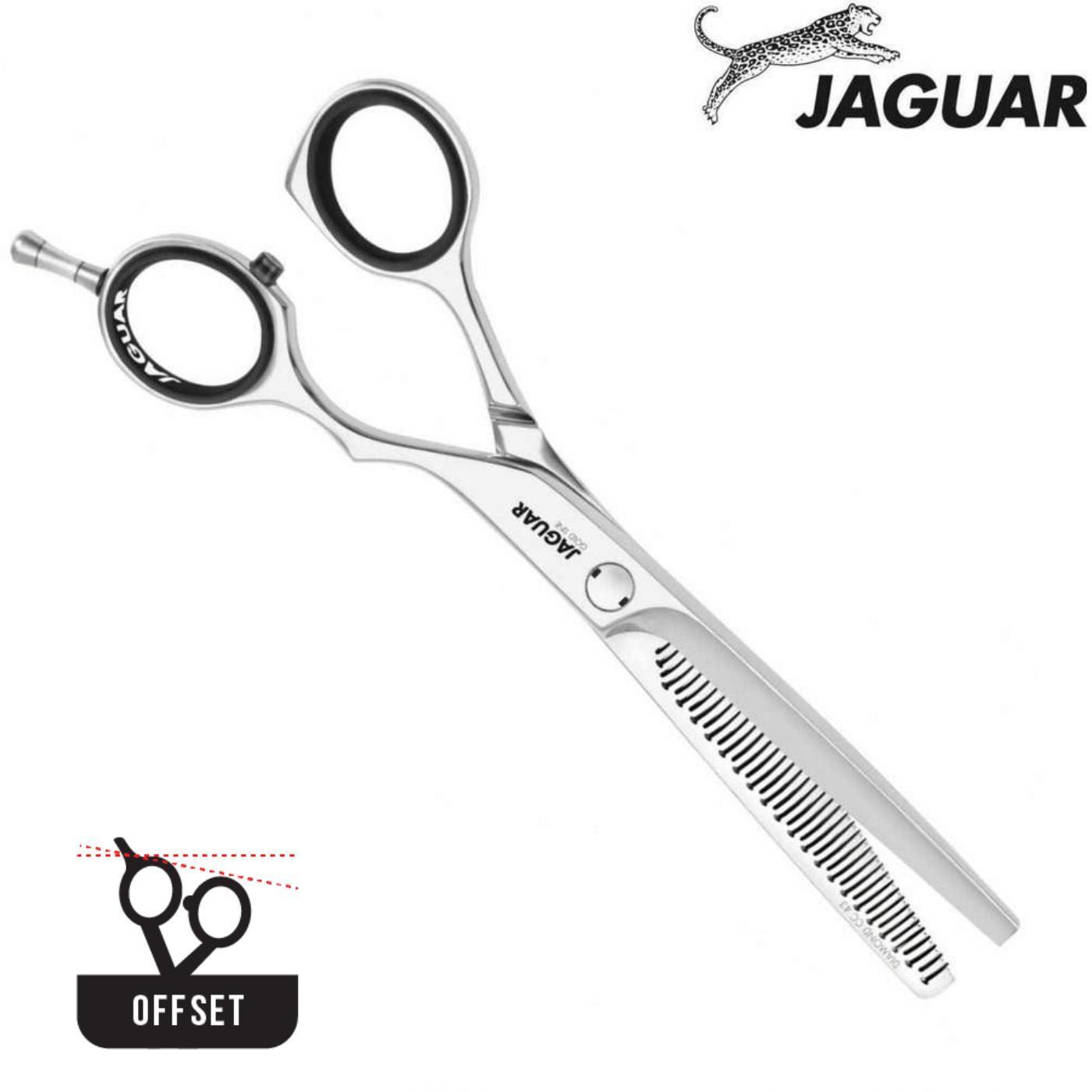 Jaguar Gold Line Diamond E Offset Thinning Shears - Japan Scissors USA