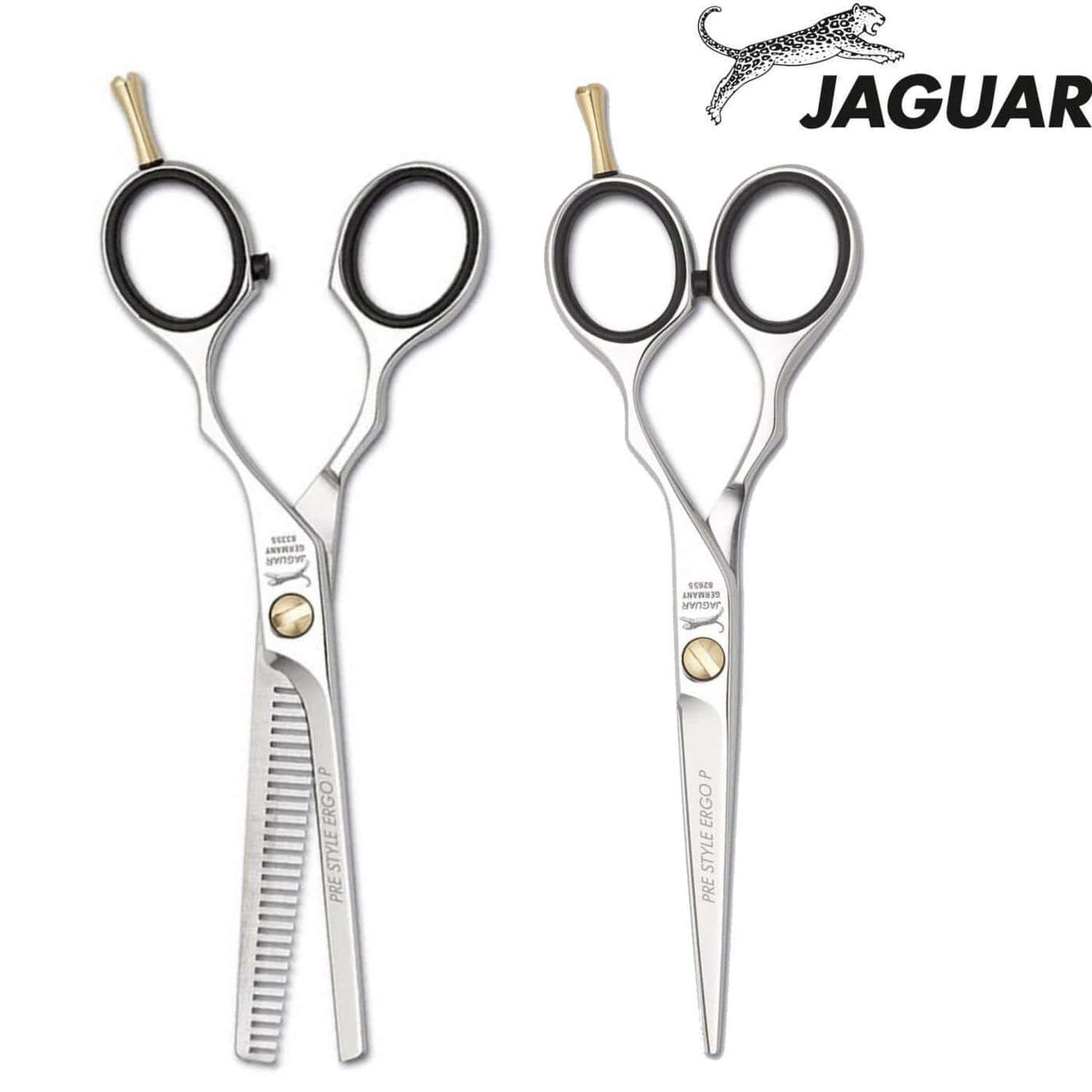 JAGUAR メンズシェービングセット ゴールド Jaguar Pre Style Ergo P Hairdressing Shear Set | Japan Scissors USA