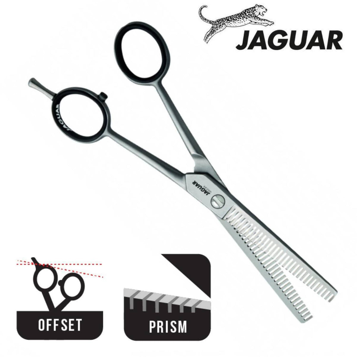 Jaguar Satin (30/30) Double Sided Hair Thinning Shears - Jaguar Scissors - Japan Scissors USA