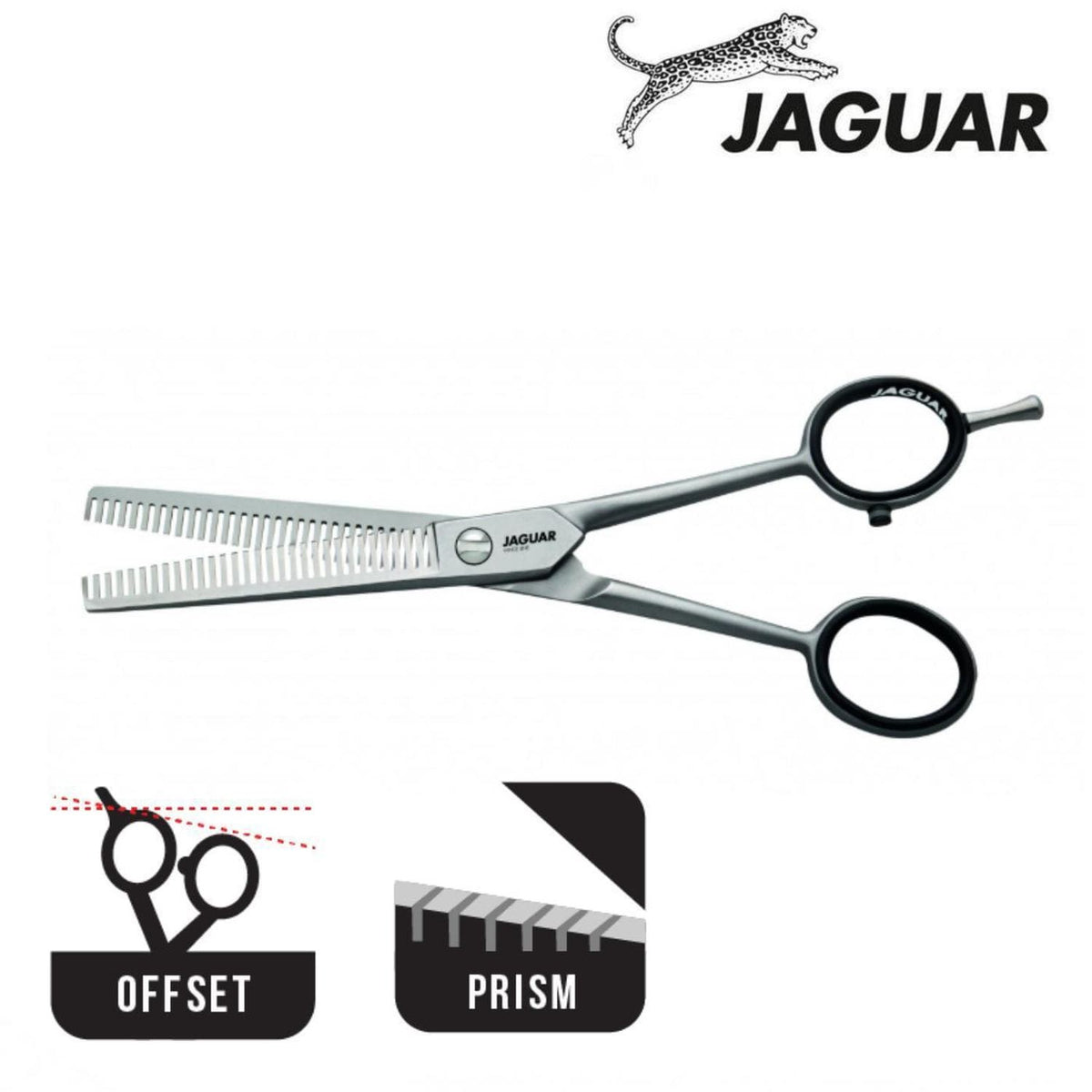 Jaguar Satin (30/30) Double Sided Hair Thinning Shears - Jaguar Scissors - Japan Scissors USA