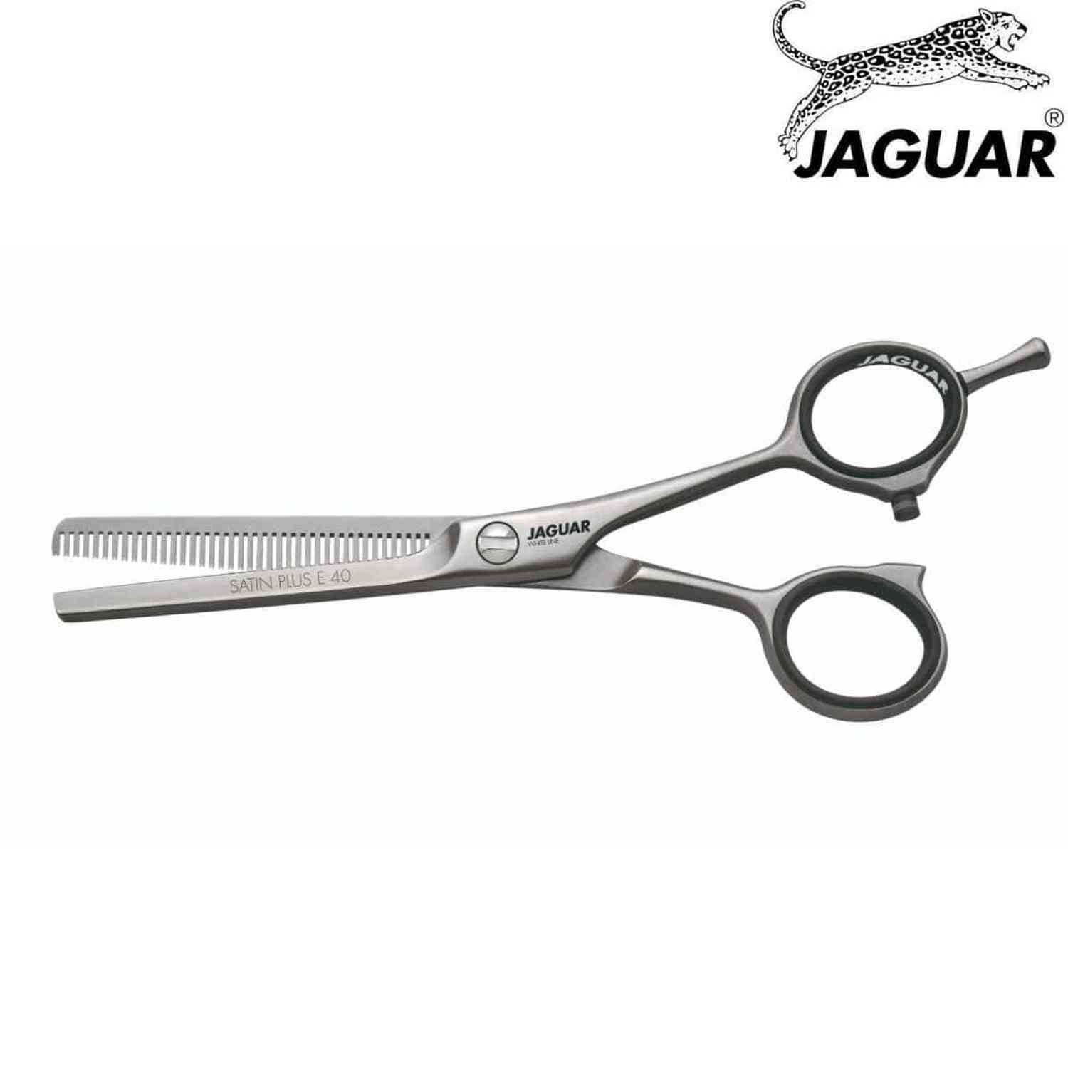 Jaguar Silver Line CJ4 Plus: Professional Offset Hairdressing Shears | Japan Scissors USA