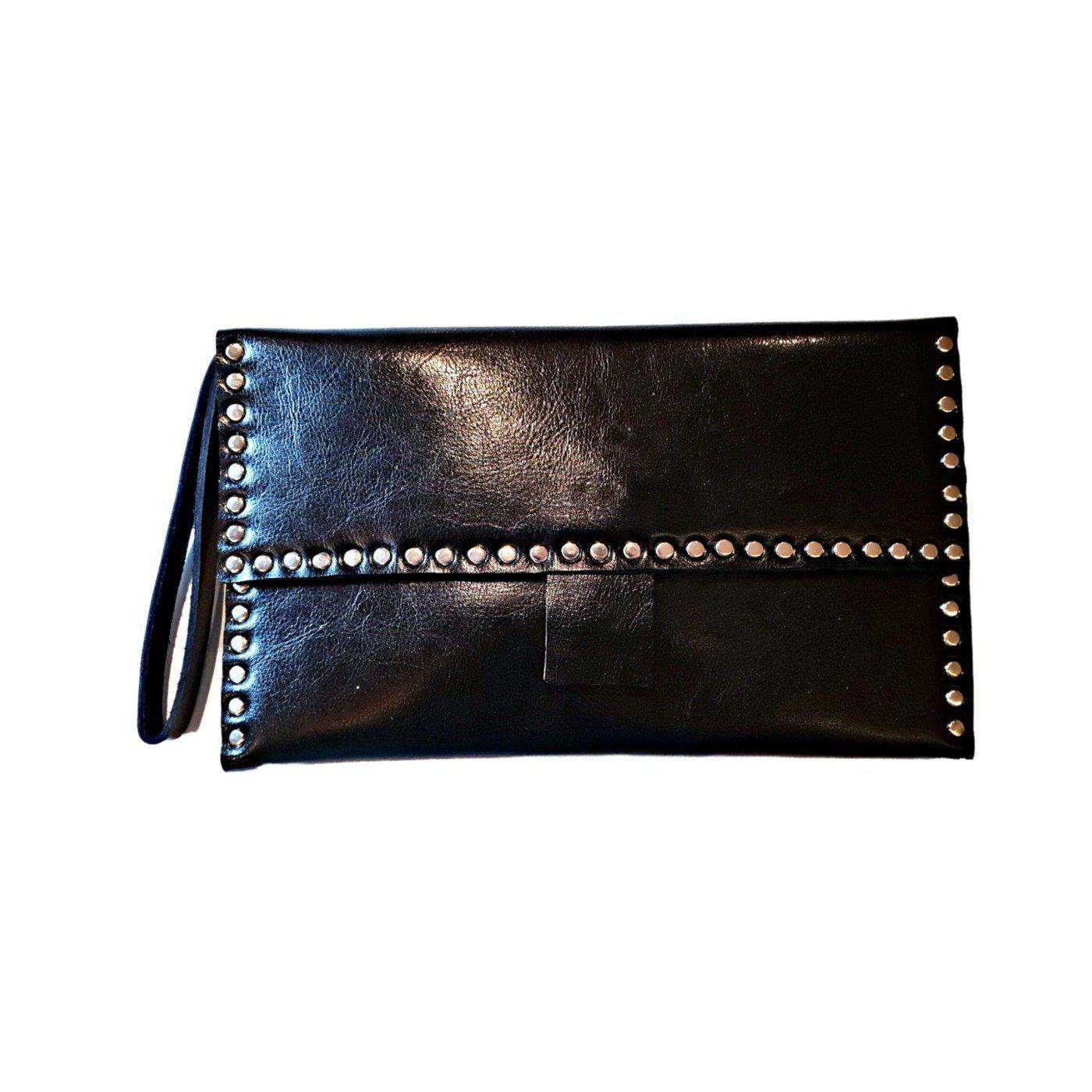 Tetsu' Black Leather Scissor Wallet: Protects 4 Shears - Japan