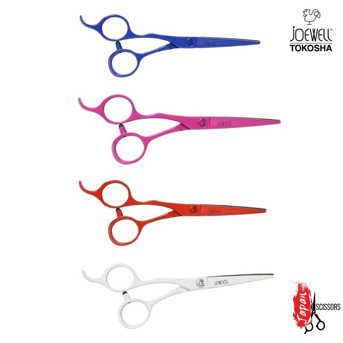 Joewell C Series: Color Hair Cutting Scissor Kit - Japan Scissors USA