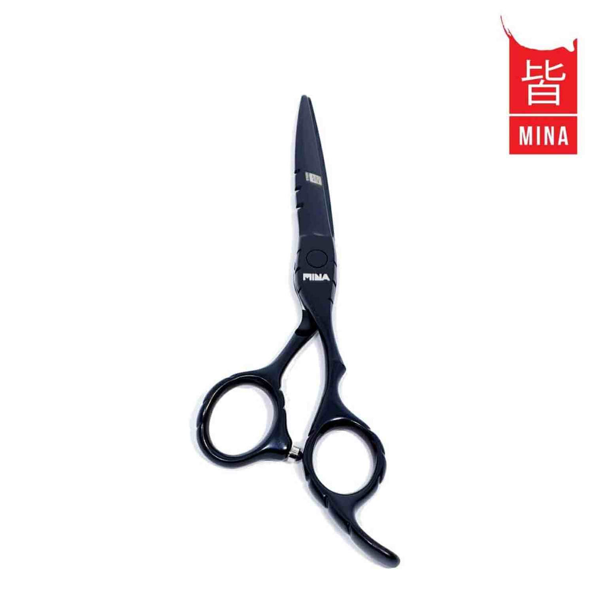Mina Matte Black Hair Cutting Shears (SKU: MIN-MTB-C60)